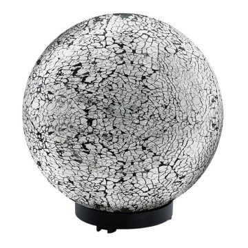 EGLO 91638 - Utomhus Liten Lampa TERRALUNA 1 1xE27/18W svart / vit