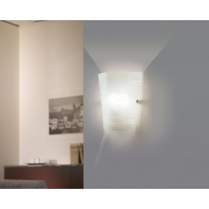 Eglo - Vägglampa 1xE27/60W/230V