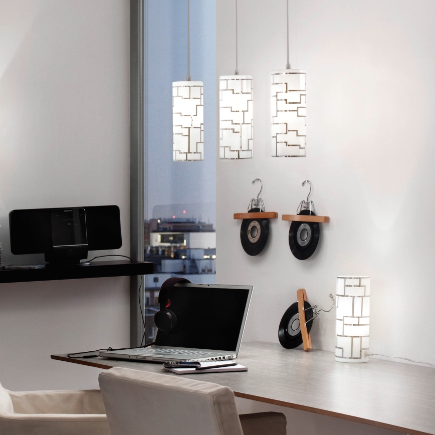 Eglo 91971 - Bordslampa  BAYMAN E27/60W/230V