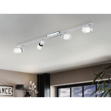 Eglo 92087 - LED spotlight DAVIDA 4xGU10-LED/5W/230V