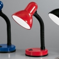 EGLO 9230 - Bordslampa BASIC 1xE27/40W röd