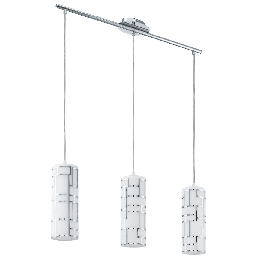 Eglo 92563 - Hängande lampa BAYMAN 3xE27/60W/230V