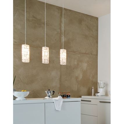 Eglo 92563 - Hängande lampa BAYMAN 3xE27/60W/230V