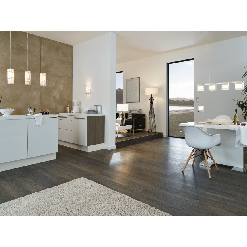 Eglo 92563 - Hängande lampa BAYMAN 3xE27/60W/230V