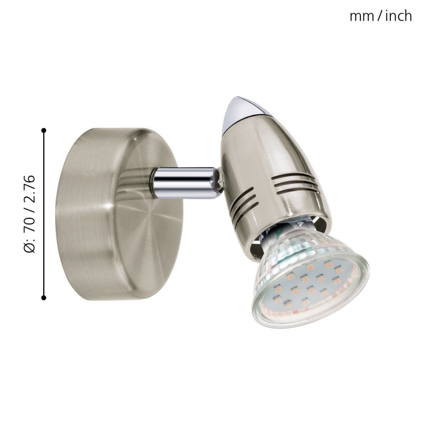 Eglo 92641 - LED Spotlight MAGNUM 1xGU10/3W/230V