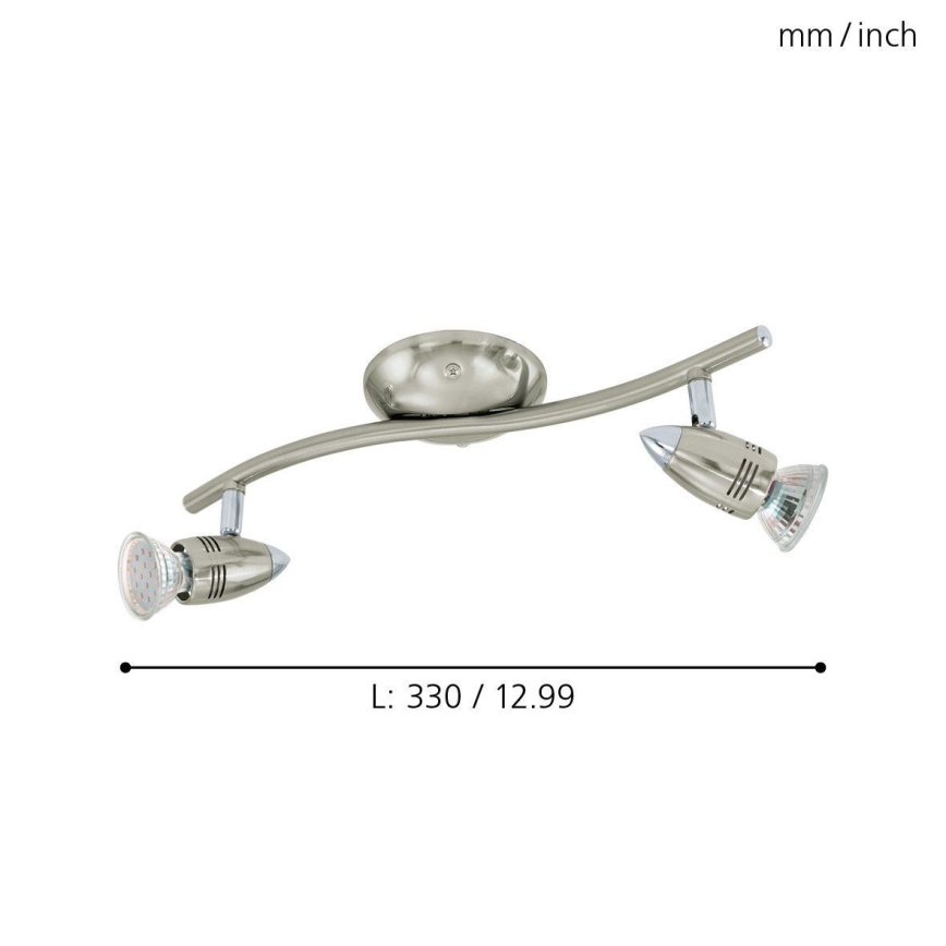 Eglo 92642 - LED Spotlight MAGNUM 2xGU10-LED/3W/230V