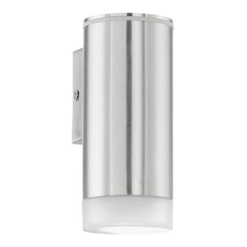 EGLO 92735 - LED utomhus Väggbelysning RIGA 1xGU10/2.5W