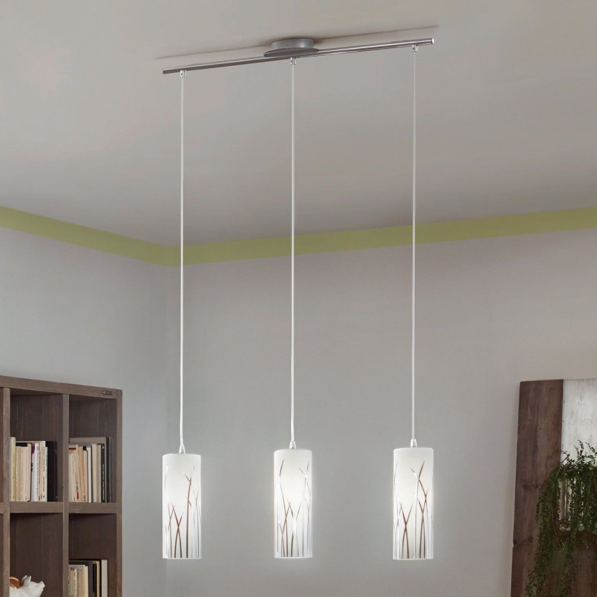 Eglo 92741 - Hängande lampa RIVATO 3xE27/60W/230V