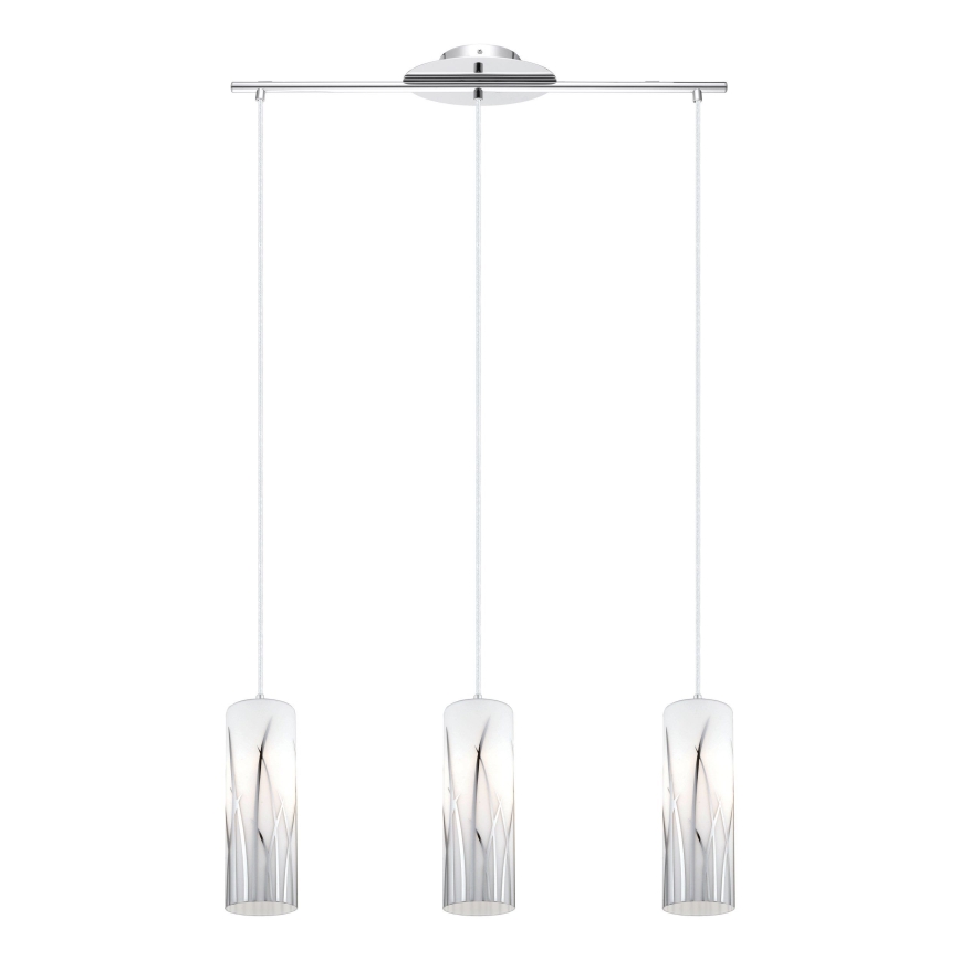 Eglo 92741 - Hängande lampa RIVATO 3xE27/60W/230V