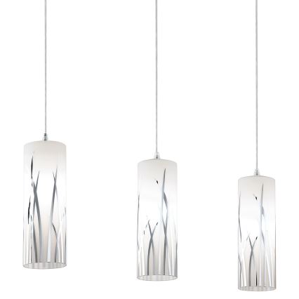 Eglo 92741 - Hängande lampa RIVATO 3xE27/60W/230V