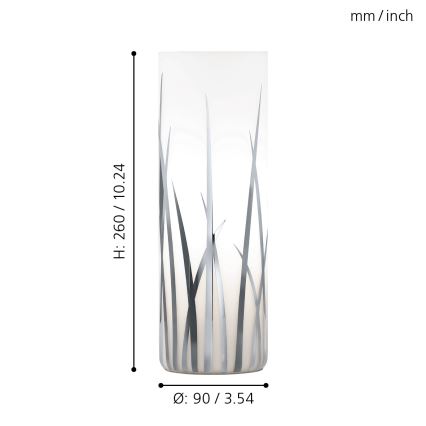 Eglo 92743 - Bordslampa RIVATO 1xE27/60W/230V