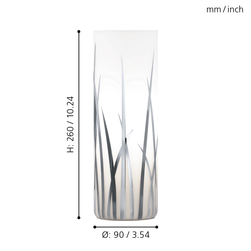 Eglo 92743 - Bordslampa RIVATO 1xE27/60W/230V