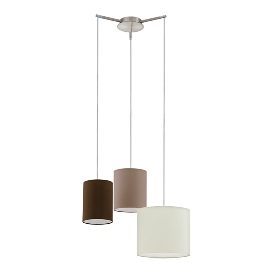 Eglo 92755 - Hängande lampa TOMBOLO 3xE27/60W/230V