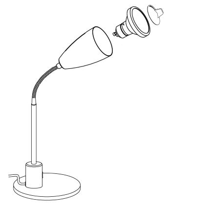 Eglo 92873 - Barn LED-Lampa FOX 1xGU10/3W/230V