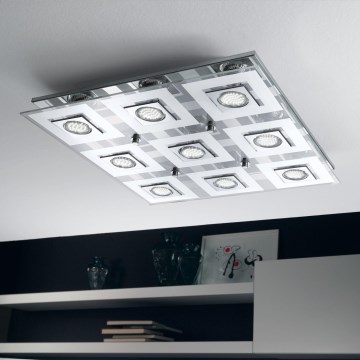 Eglo 92877 - LED Takbelysning CABO 9xGU10/3W/230V