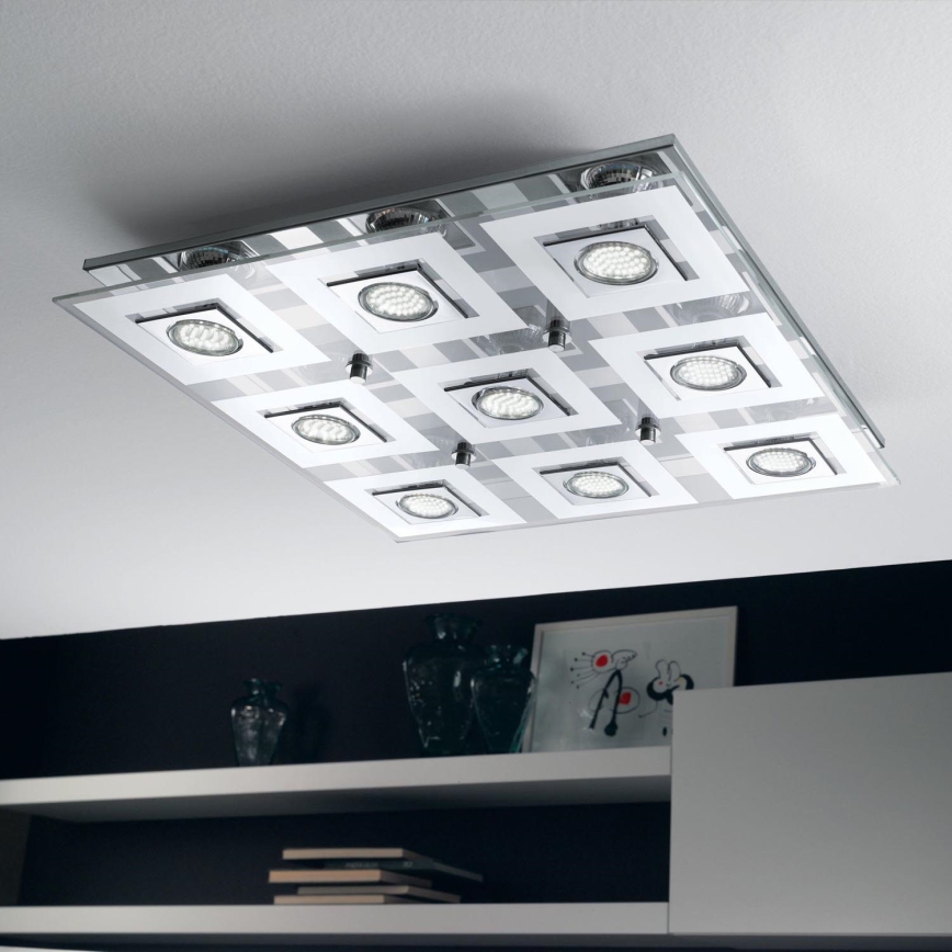Eglo 92877 - LED Takbelysning CABO 9xGU10/3W/230V