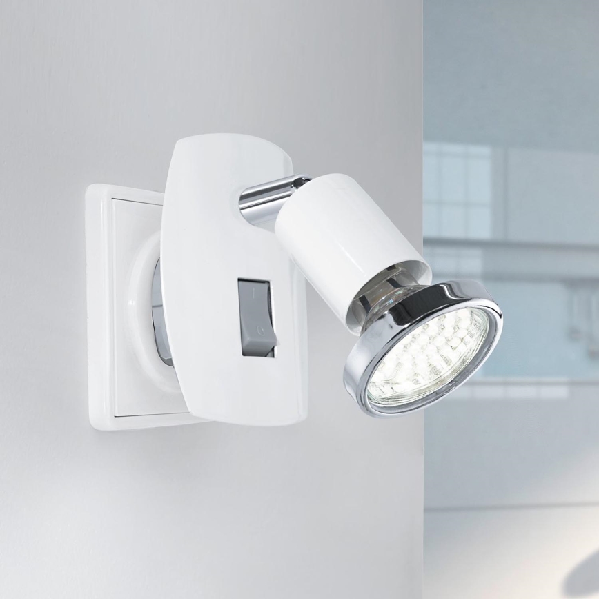 Eglo 92925 - LED-lampa Uttag MINI 4 1xGU10-LED/3W/230V