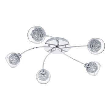 Eglo 93055 - Takbelysning OVIEDO 5XG9/33W/230V