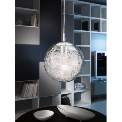 Eglo 93073 - Taklampa LUBERIO 1xE27/60W/230V Ø 25 cm