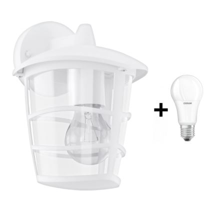 Eglo 93095 - LED Utomhus Väggbelysning ALORIA 1xE27/8,5W/230V IP44