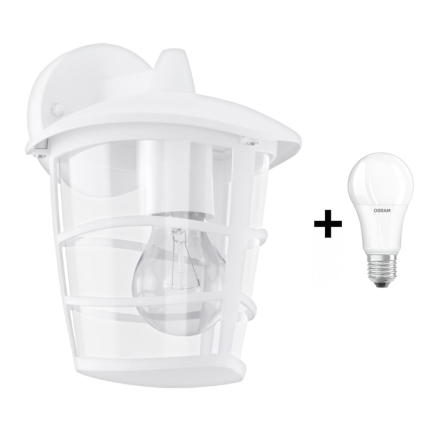 Eglo 93095 - LED Utomhus Väggbelysning ALORIA 1xE27/8,5W/230V IP44