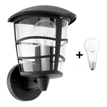 Eglo 93097 - LED Utomhus Väggbelysning ALORIA 1xE27/8,5W/230V IP44