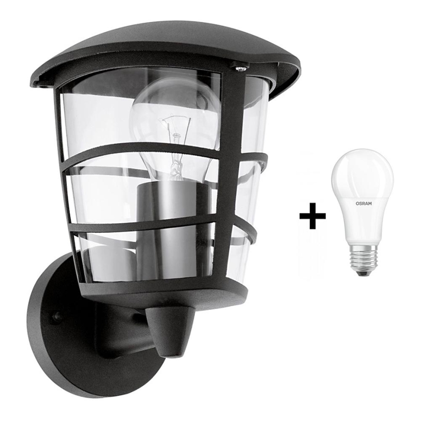 Eglo 93097 - LED Utomhus Väggbelysning ALORIA 1xE27/8,5W/230V IP44