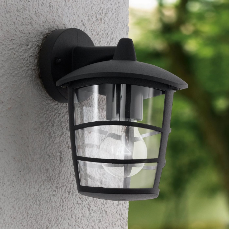 Eglo 93098 - LED Utomhus Väggbelysning ALORIA 1xE27/8,5W/230V IP44