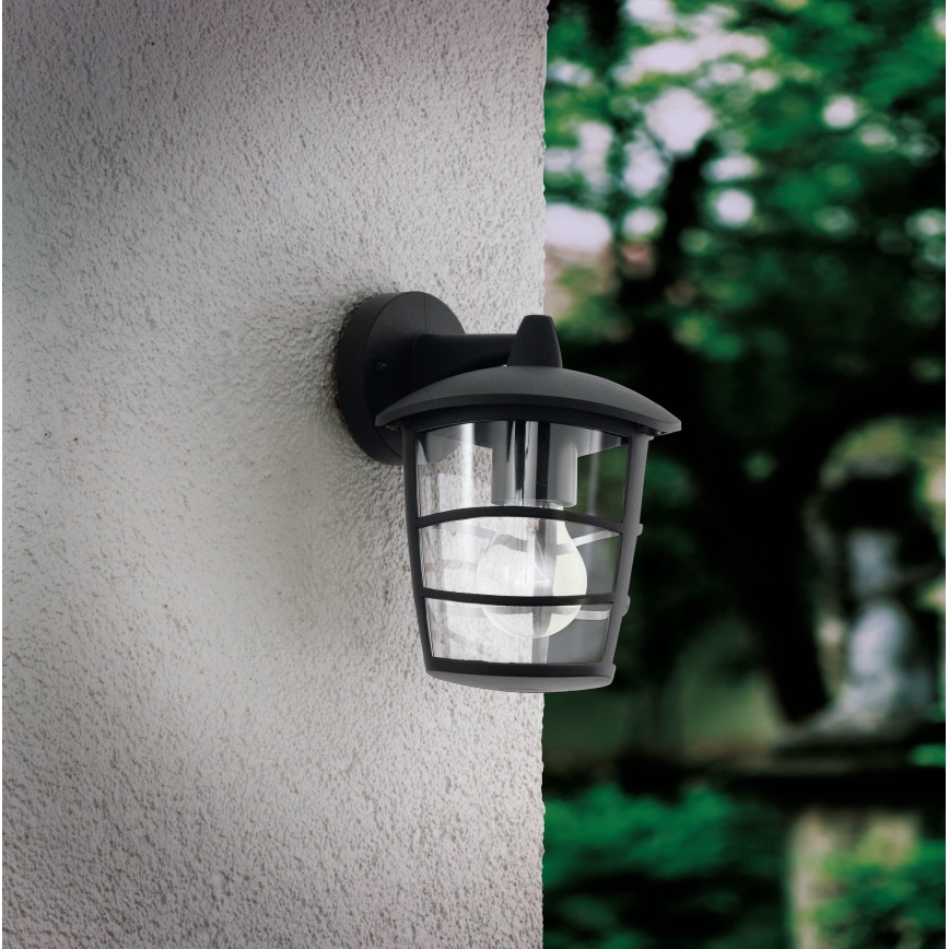 Eglo 93098 - LED Utomhus Väggbelysning ALORIA 1xE27/8,5W/230V IP44