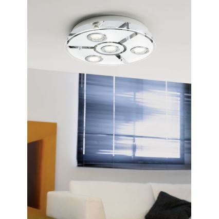 EGLO 93107 - LED Takbelysning CABO 4xGU10/3W LED