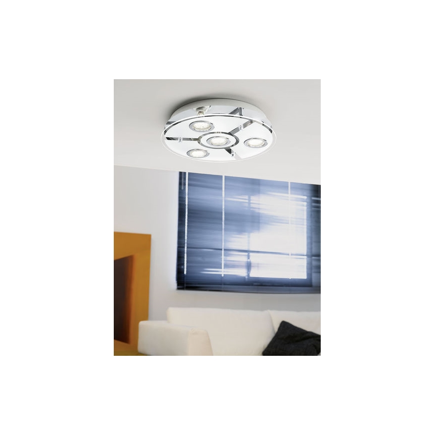 EGLO 93107 - LED Takbelysning CABO 4xGU10/3W LED