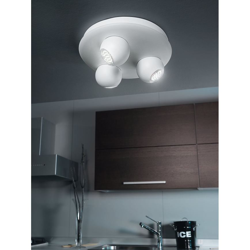 Eglo 93169 - LED spotlight NORBELLO 3 3xGU10/5W/230V