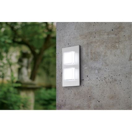 Eglo 93365 - LED utomhus Väggbelysning PIAS 2xLED/2.5W/230V