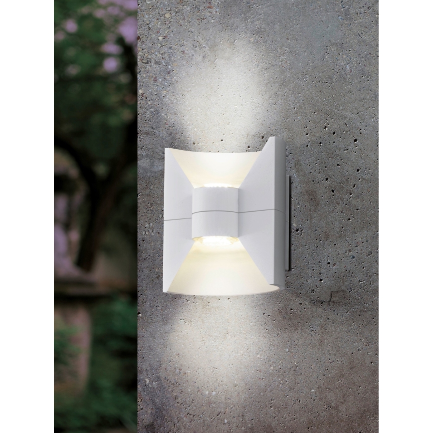 Eglo 93367 - LED Väggbelysning REDONDO vit 2xLED-SMD/2.5W/230V