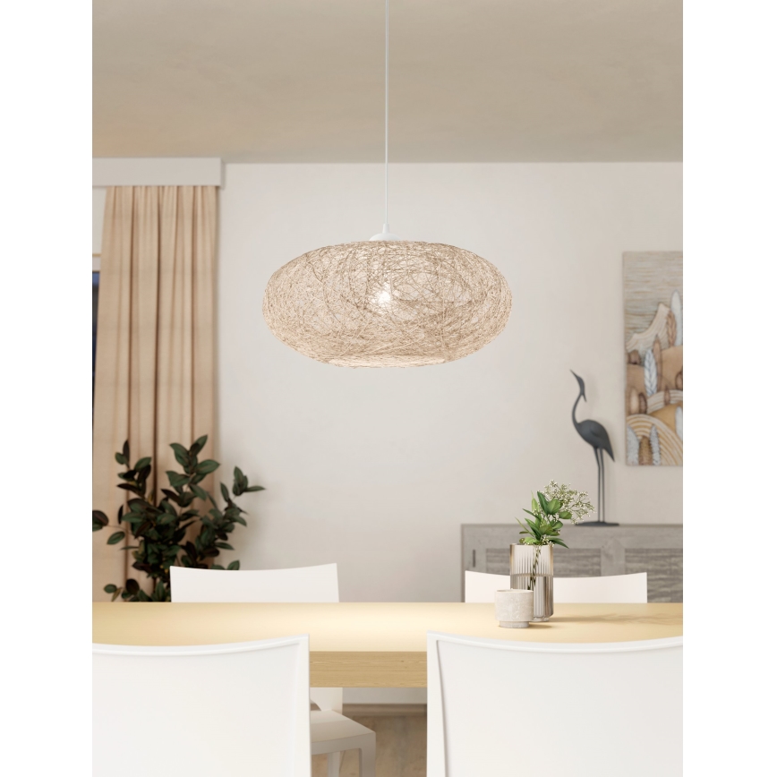 Eglo 93374 - Hängande lampa CAMPILO 1xE27/60W/230V