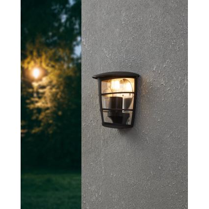 Eglo 93407 - Utomhus Väggbelysning ALORIA 1xE27/60W/230V IP44