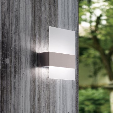 Eglo 93438 - LED utomhusbelysning NADELA 2xLED/2,5W/230V IP44