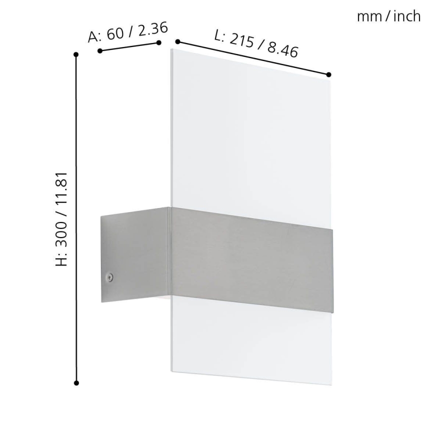 Eglo 93438 - LED Utomhusbelysninging NADELA 2xLED/2.5W/230V