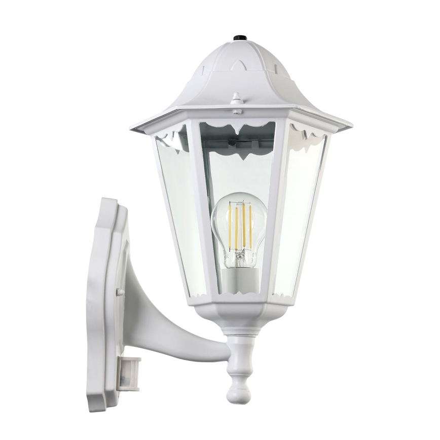 Eglo 93447 - Utomhus Väggbelysning med sensor NAVEDO 1xE27/60W/230V