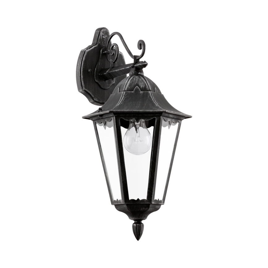 Eglo 93456 - Utomhus Väggbelysning NAVEDO 1xE27/60W/230V