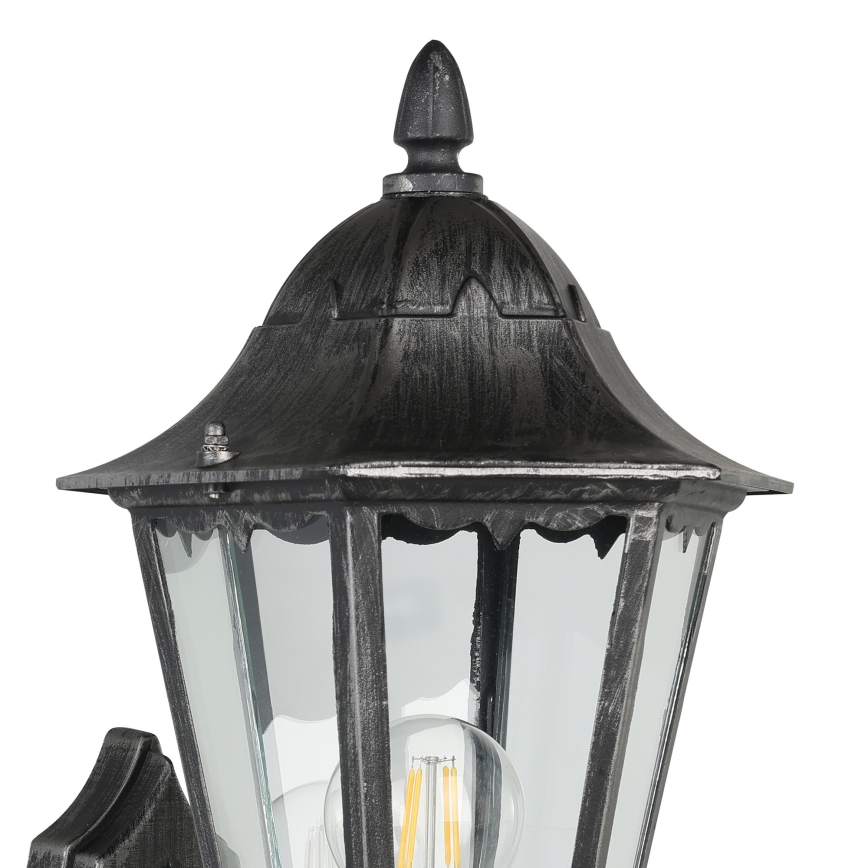 Eglo 93458 - Utomhus Väggbelysning med sensor NAVEDO 1xE27/60W/230V