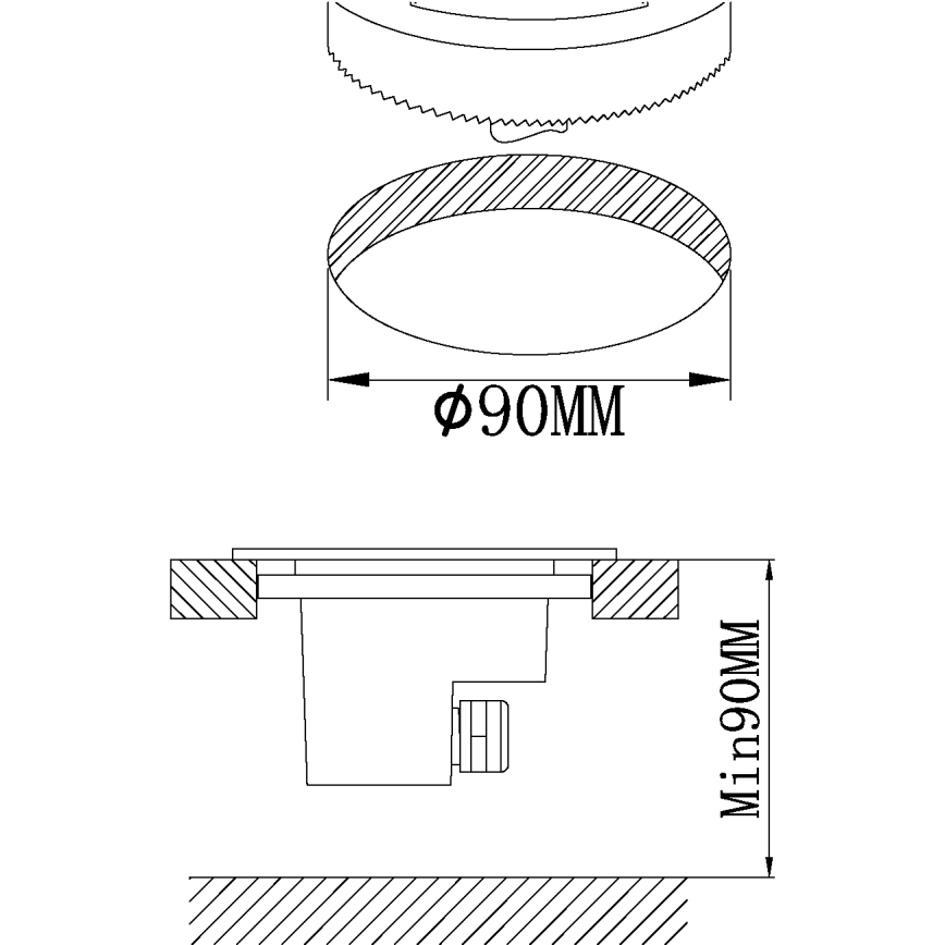Eglo - Utomhus driveway LED-lampa 1xLED/2,5W/230V IP67