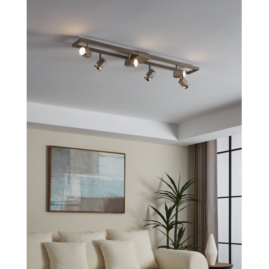 Eglo 93679 - LED spotlight ZERACO 6xGU10/5W/230V