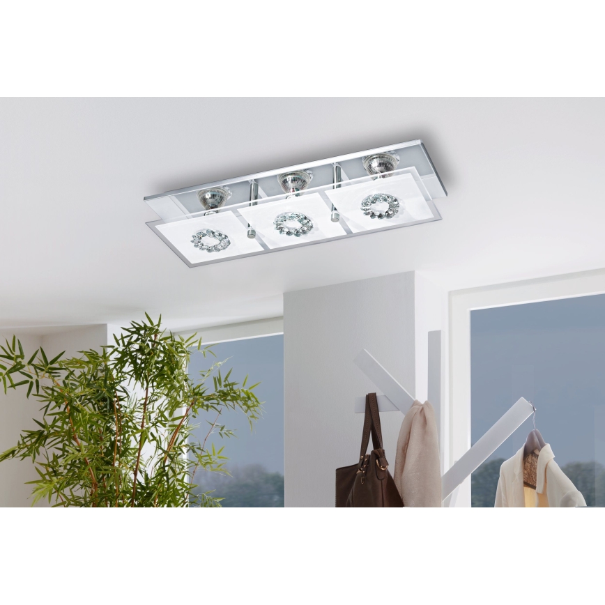 Eglo 93782 - LED taklampa RONCATO 3xGU10/3W/230V
