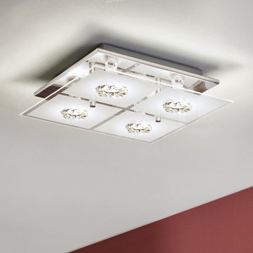 Eglo 93783 - LED taklampa RONCATO 4xGU10/3W/230V