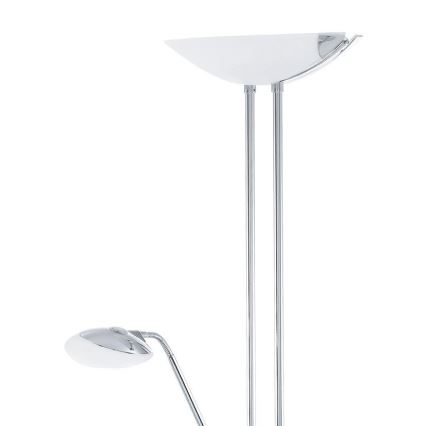 Eglo - LED Dimbar golvlampa LED/20W + LED/2,5W