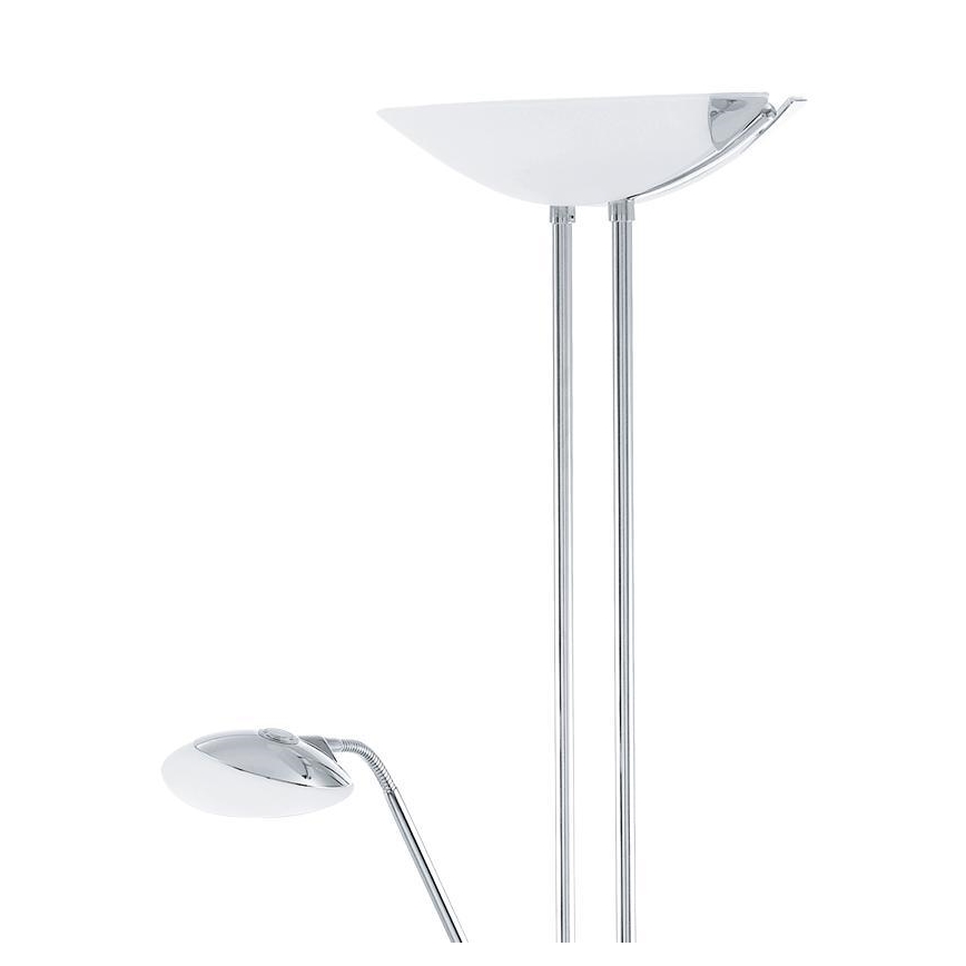 Eglo - LED Dimbar golvlampa LED/20W + LED/2,5W