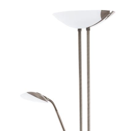 Eglo - LED Dimbar golvlampa LED/20W + LED/2,5W
