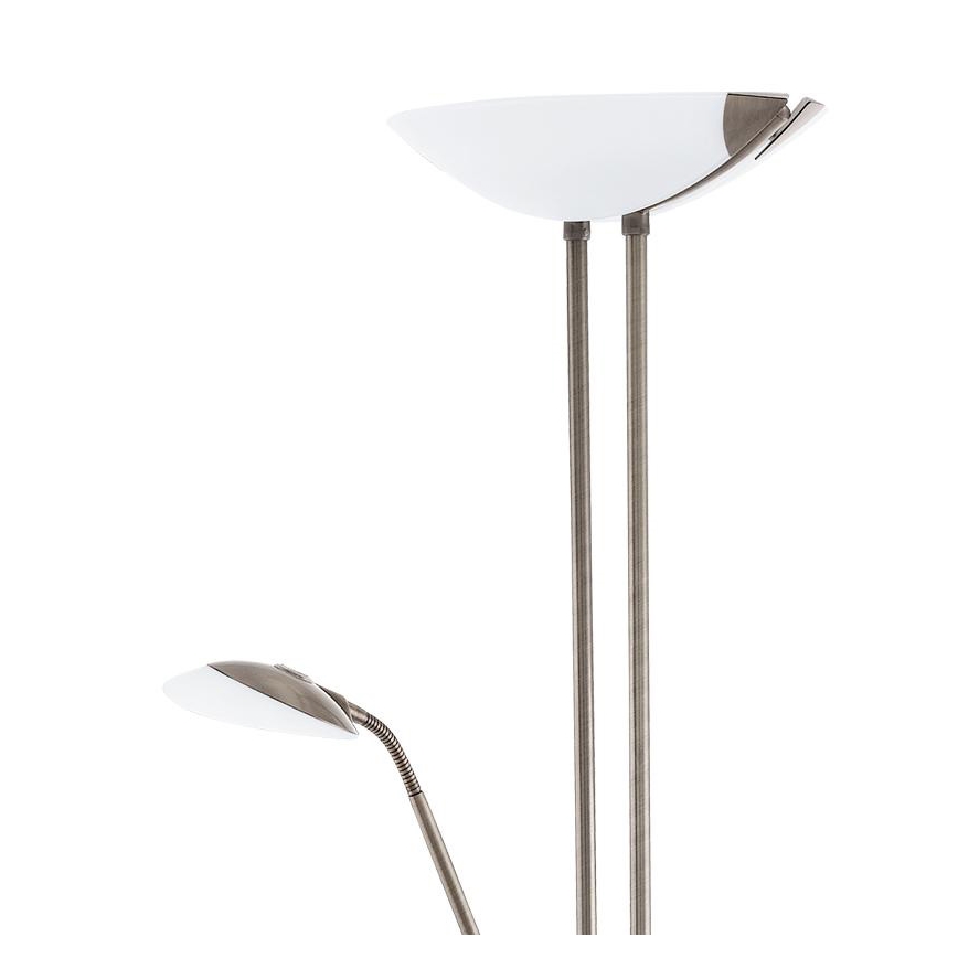 Eglo - LED Dimbar golvlampa LED/20W + LED/2,5W