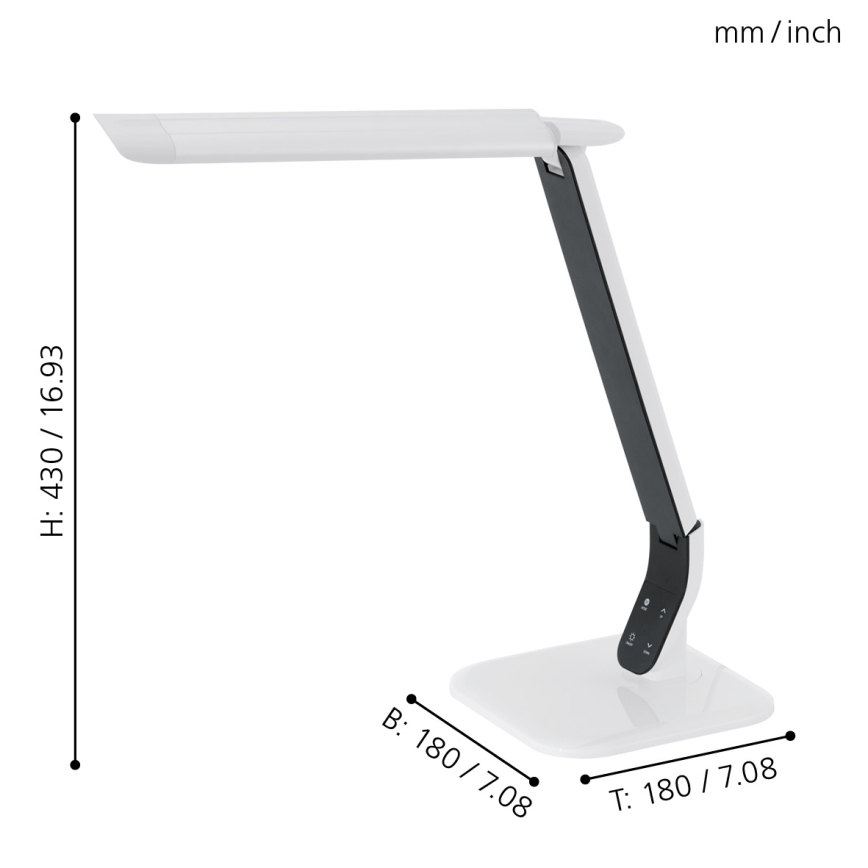 Eglo 93901 - Dimbar LED-lampa SELLANO LED/6W/230V